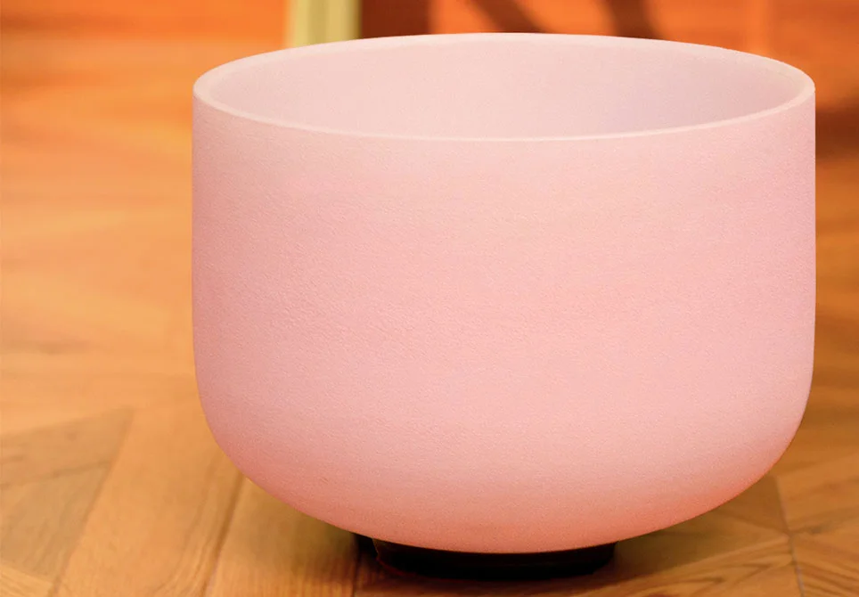 Pink Quartz Singing Bowl Set for Beginners