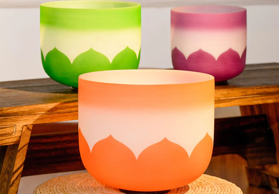 Crystal Singing Bowls for Sound Therapy