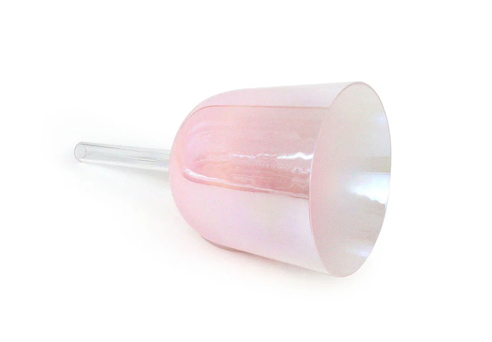 Small Pearl Pink Alchemy Crystal Bowl